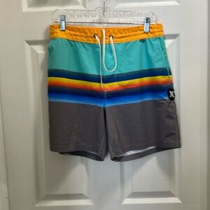 Hurley linerless multi color board shorts